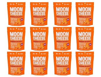 Moon Cheese, Snack, Medium Cheddar - Pack of 12