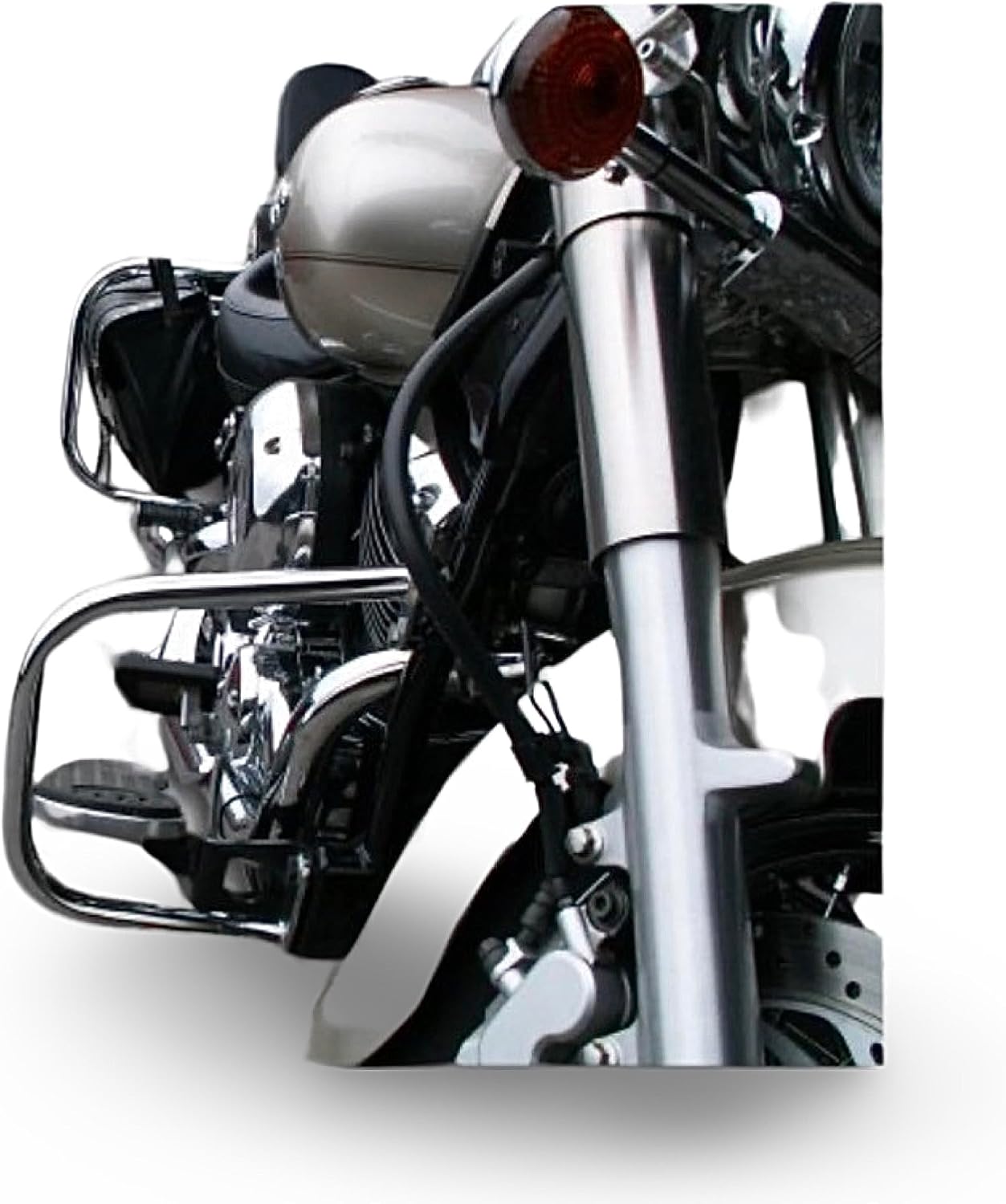 BIKEMASTERSUK MOTORCYCLE PARTS & ACCESSORIES BM UK | XVS650 | Motorcycle rear saddlebags safety crash bar protector guards - XVS 650 Dragstar (Vstar 650) Classic and Custom models