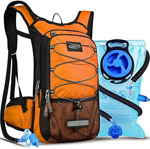 Miniatura 7 de Mochila de hidratación aislada con bolsa de agua a prueba de fugas de 3 L, sin BPA, mantiene los líquidos frescos hasta 5 horas, mochila para