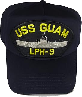 EC USS Guam LPH-9 HAT - Navy Blue - Veteran Owned Business