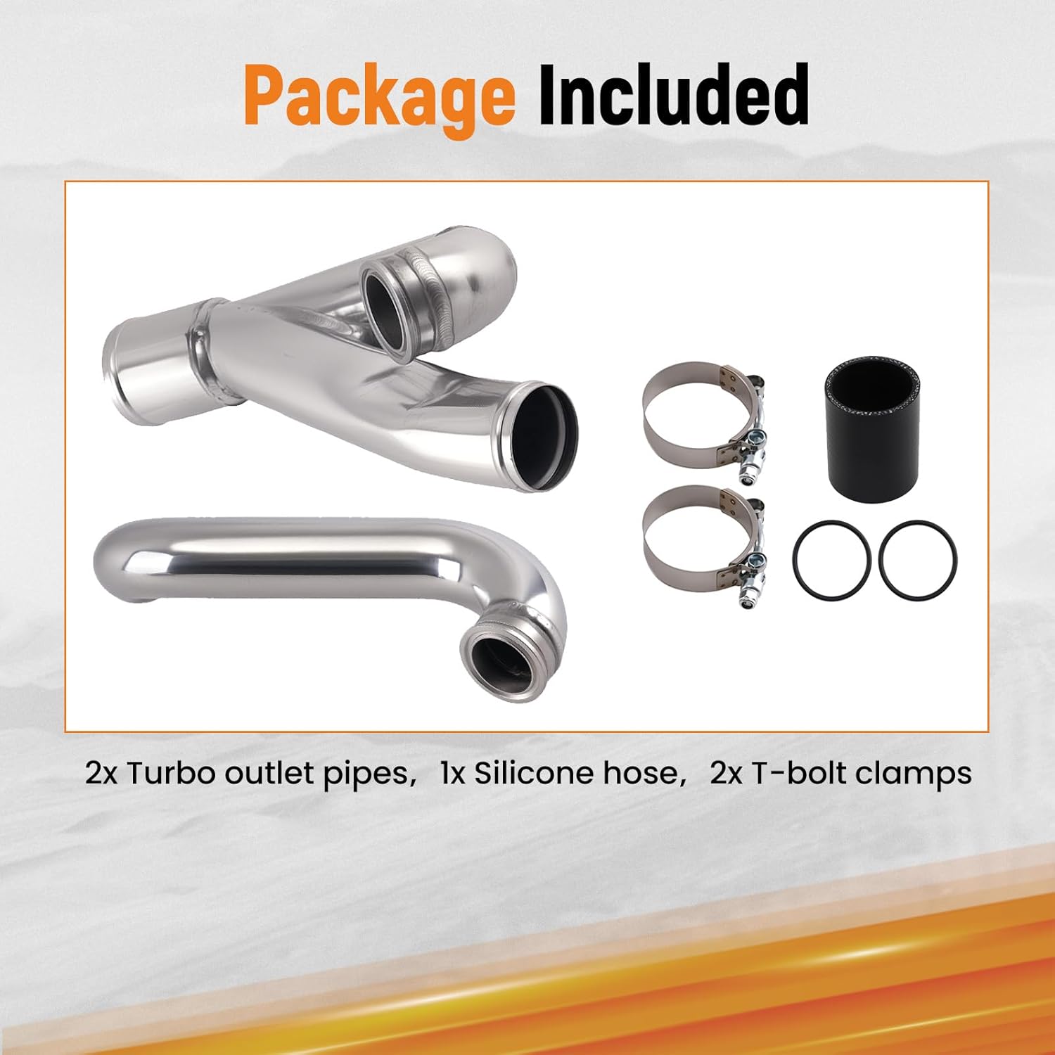 maXpeedingrods Turbo Outlet Charge Pipe Kit for E82/E88 BMW 135i N54 including 1M N54 2008-2013, for E90/E91/E92/E93 BMW 335i / 335xi including 335is N54 2007-2013, for E60 535i / 535xi N54 2008-2012