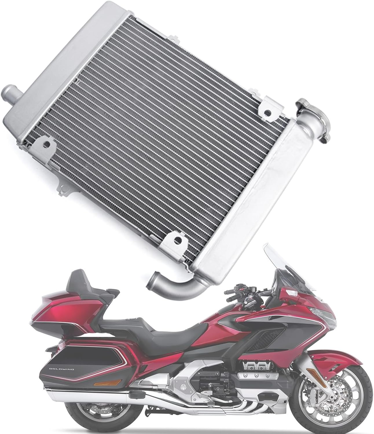 PANICAL Motorcycle For Honda Goldwing GL1800 F6B 2018-2024 Accessories Aluminum Engine Radiator Cooler Cooling Fit Gold Wing GL 1800 Right (Right radiator)