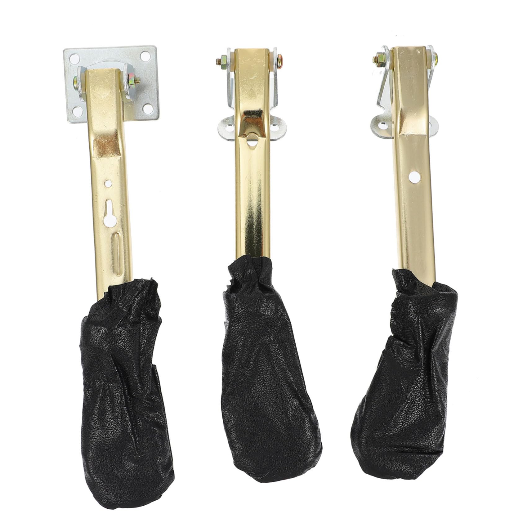 UPKOCH Pedali per Pianoforte Verticale Professionali 3 Pezzi in Metallo Oro Antiruggine Accessori per Pianoforte Casa e Studio