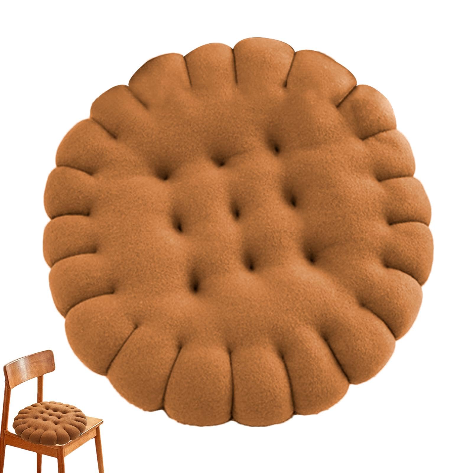 Coussin de siège doux en peluche mignonne pour décoration de chambre à coucher