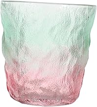 OFFSCH Copo De Geleira Copo De Suco Copo De Sorvete De Vitral Copo De Vinho Copo De Cappuccino Copo De Vidro Estilo Japonês Copo De Chá Copo De Armazenamento De Vidro Uísque Copo De