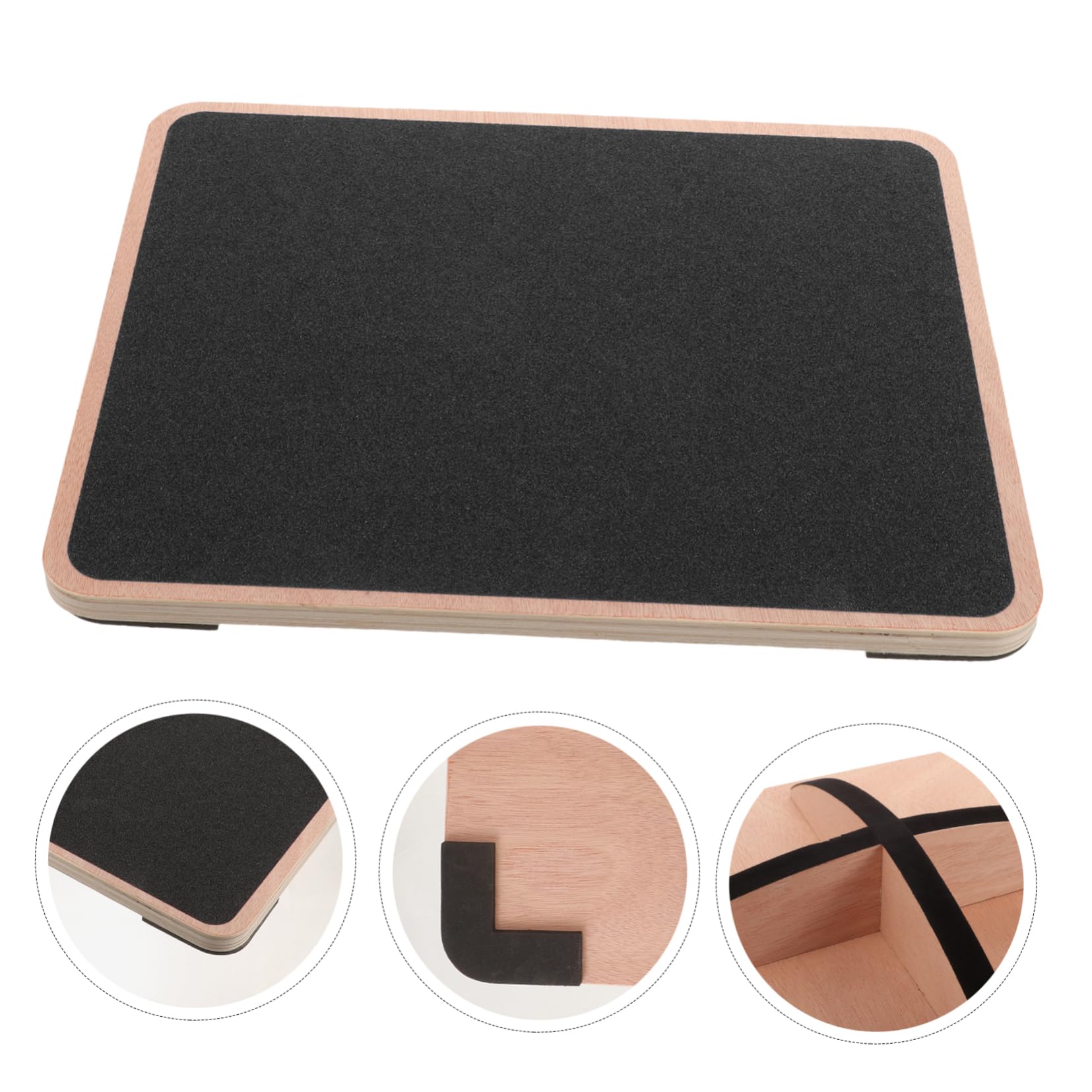 ibasenice Balance Board Quadrata per Adulti per Allenamento e Coordinazione Piattaforma Stabile per Esercizi Fitness e Yoga