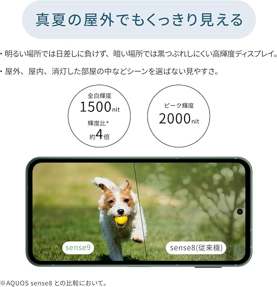 Sharp AQUOS SENSE9 8GB/256GB, Coral SH-M29B-P