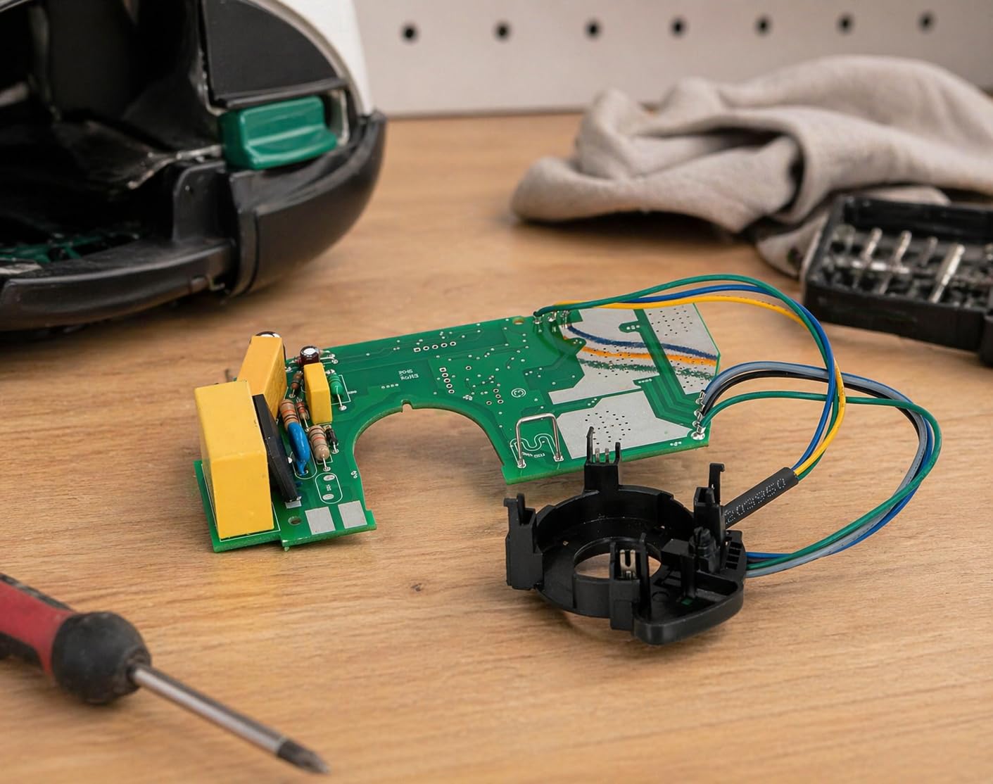 RYELDOM Scheda Elettronica Compatibile Folletto VK140 VK150, Centralina Ricambio Motore per Aspirapolvere Vorwerk, Alta Qualità