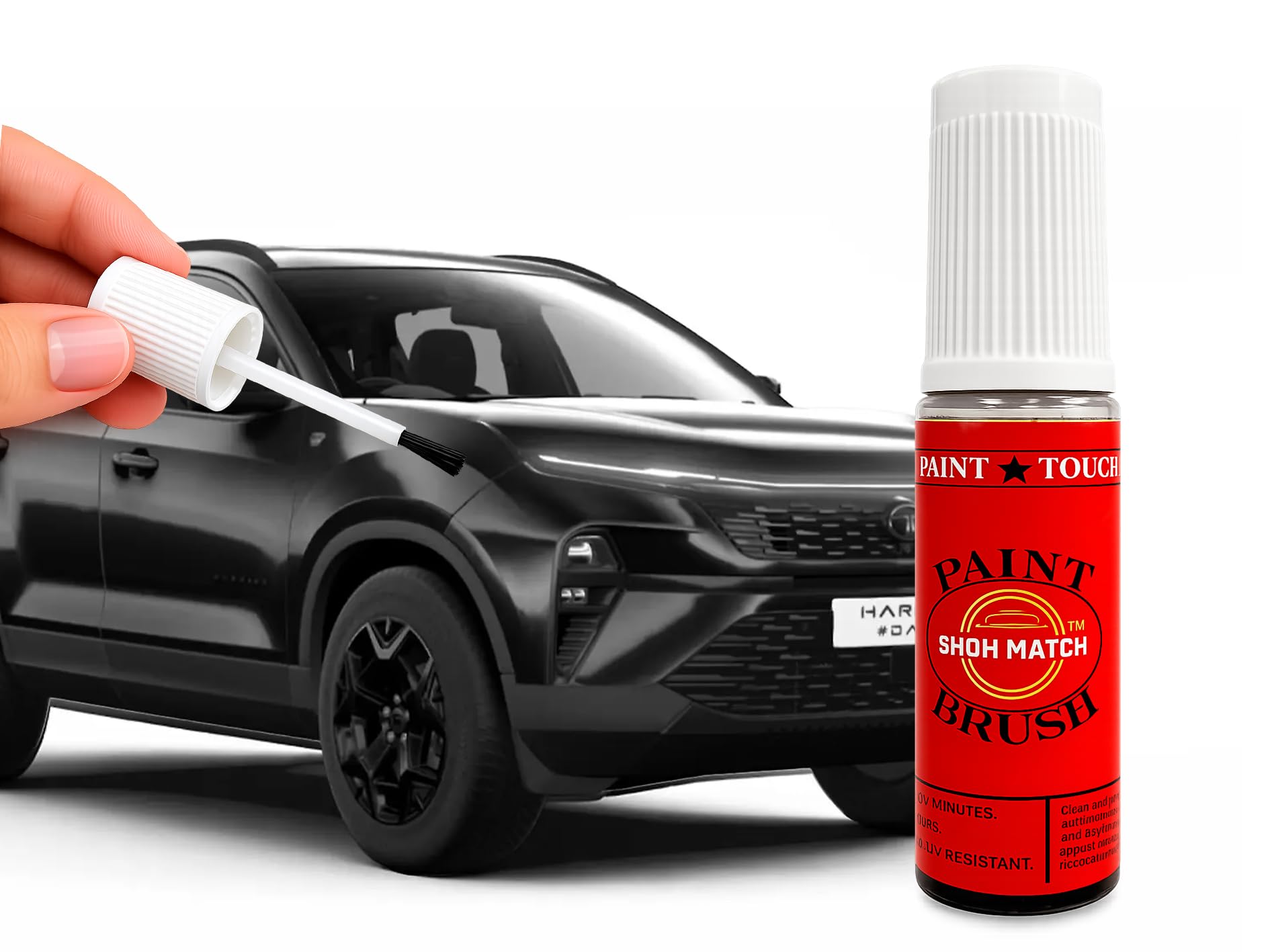 Show Match 2K Touch-Up Paint for Tata Harrier – Scratch Remover Pen (Carbon Black(TAT9411)-picture-31