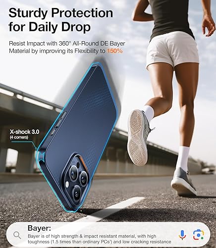 Miniatura 6 de TORRAS Funda magnética delgada diseñada para iPhone 15 Pro Max, funda ultradelgada para teléfono 15 ProMax compatible con MagSafe, ligera,