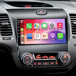 4G+64G Android 13 Car Radio for 2013-2018 KIA Forte K3 Cerato, 9 Inch Touch Screen Stereo with Wireless CarPlay, Android Auto, GPS Navi, 5G WiFi, Bluetooth 5.2, HD Rear Camera, SWC, FM Radio