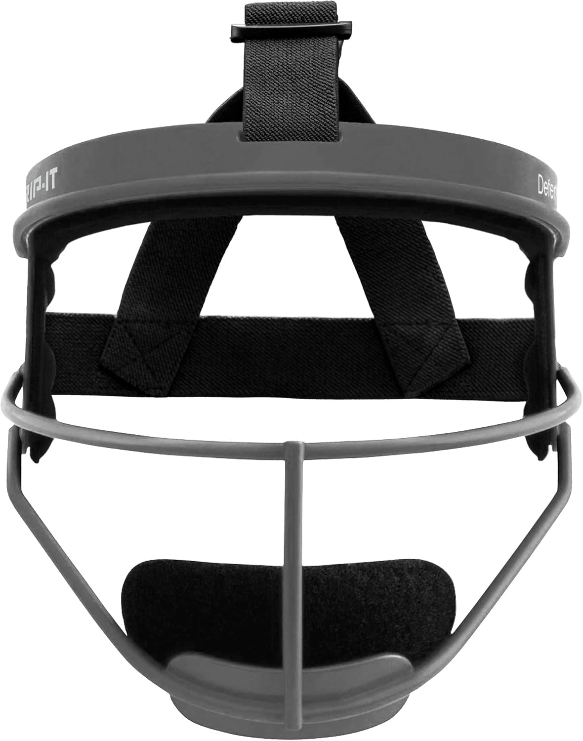 RIP-IT Defense Pro Softball Face Mask | Lightweight Protective Softball Fielder's Mask | Adult | Charcoal - Image 2