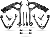 Vista 544 de Detroit Axle - Kit de suspensión frontal de 10 piezas para Dodge Avenger 2008-2014, Chrysler Sebring 2007-2010, 2 brazos de control inferiores, 2