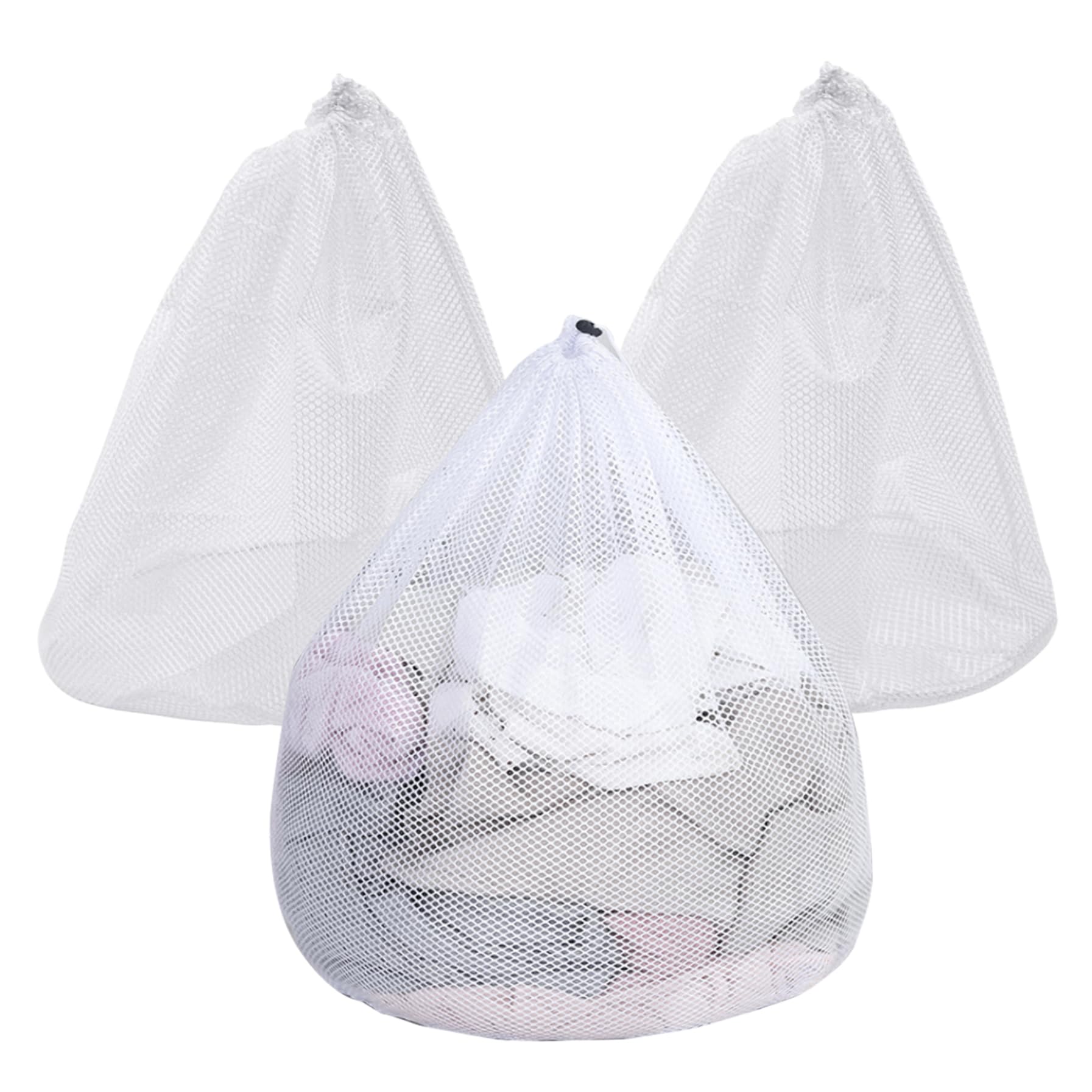 Bolsas de lavado grandes y duraderas para evitar enredos de ropa sucia en la lavadora de malla