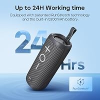 Tribit StormBox 2 Bluetooth Hangszóró - 34W 360° Térhatású Hang, XBass Technológia, 24 Órás Üzemidő, IPX7 Vízálló, Hordozható Kültéri Hangfa 7