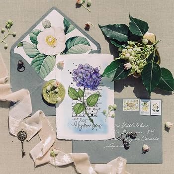 紫陽花 ダイ クリアスタンプ セット スクラップブッキング アルバム