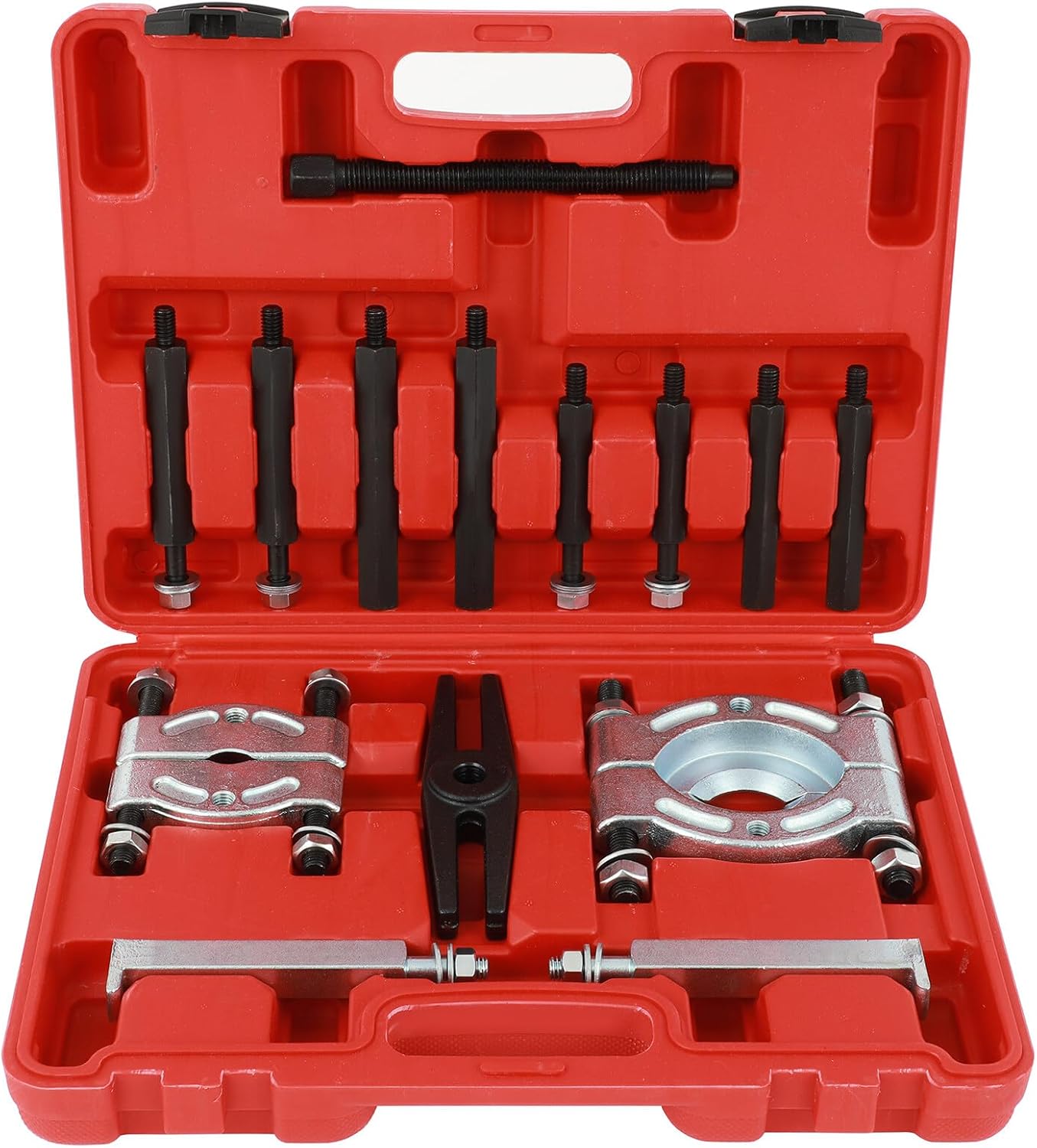 SCITOO 14PCS Bearing Separator Puller Kit 2 and 3 Splitters Remove Bearings Tool Set
