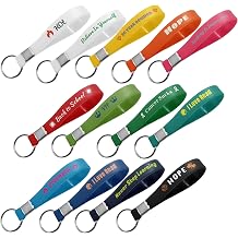 Custom Silicone Keychain for Wallet, Weddings & Promotions - Personalized Text & Logo Keychain for Backpacks, Keys, Corporate Gifts