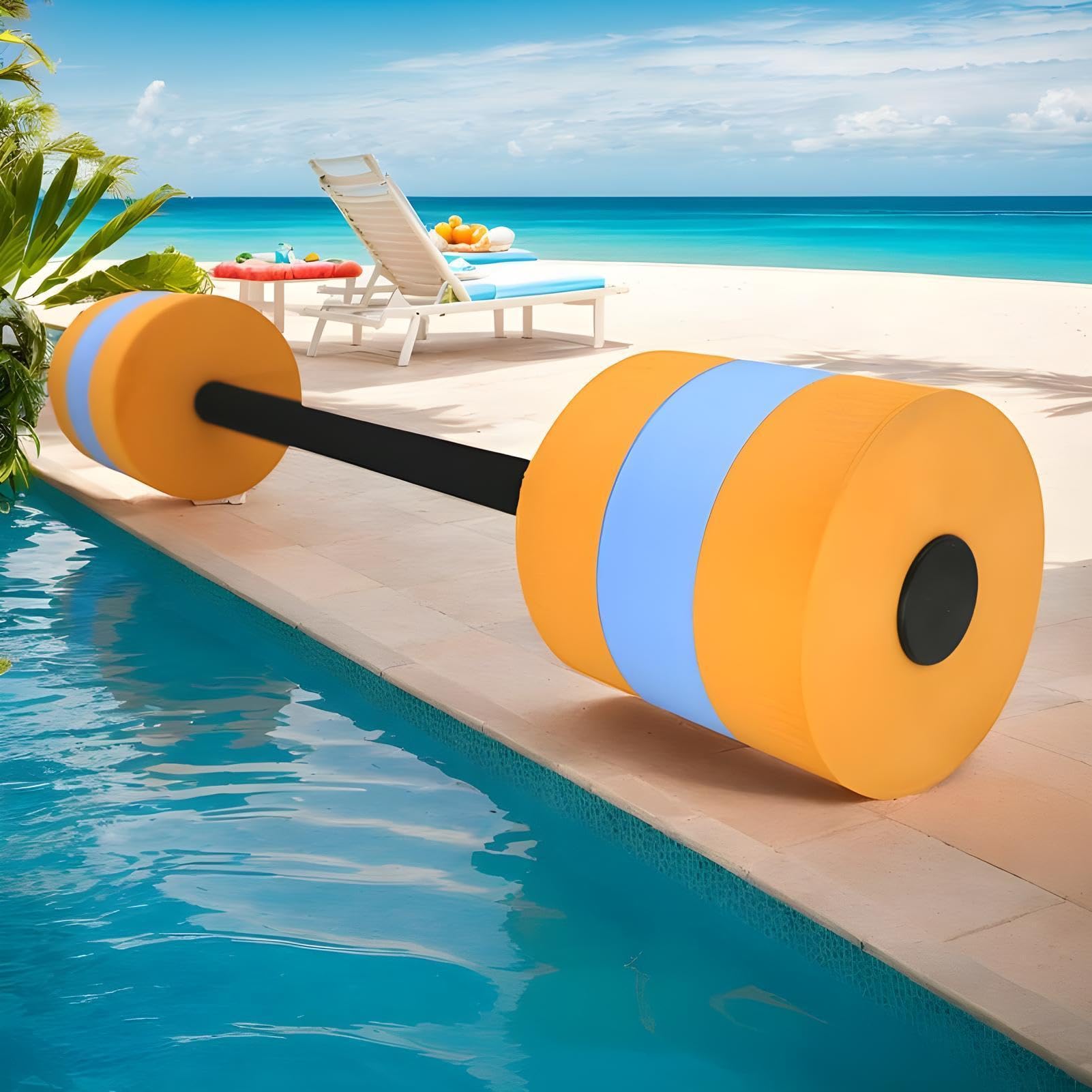 Manubri da allenamento leggeri per nuoto | Attrezzature per manubri acquatici e pesi d'acqua | Per yoga fitness recupero post partum e aiuto all'allenamento