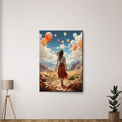 Miniatura 5 de Nature, Plants, wall art, Minimalist home artwork, Framed Canvas Print Wall Art Abstract Shapes Illustration, botanical wall art, floral wall art,