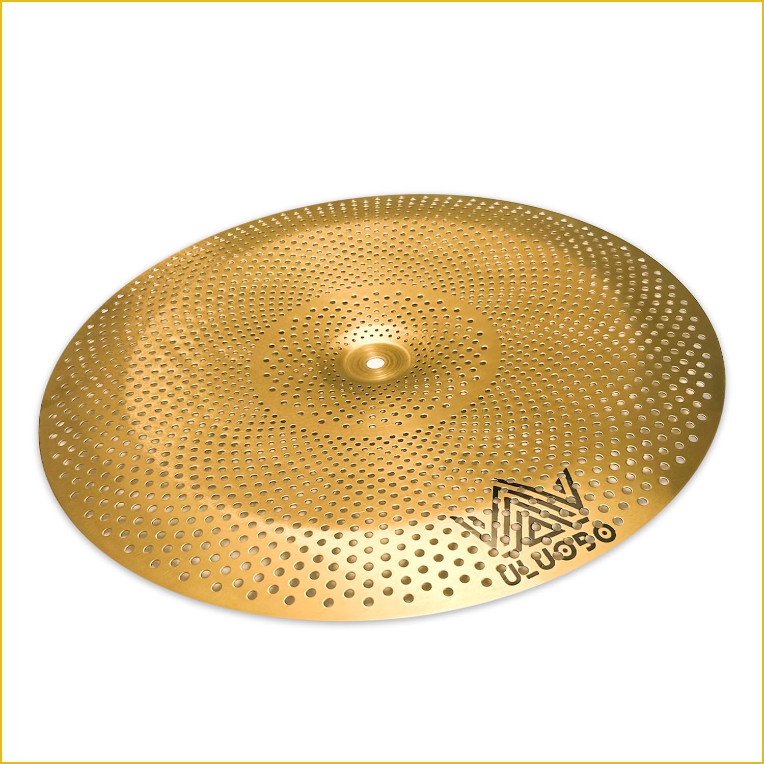 18 inches Low Volume China Cymbal for Drum Quiet Practice (Gold, 18 inch-CN)