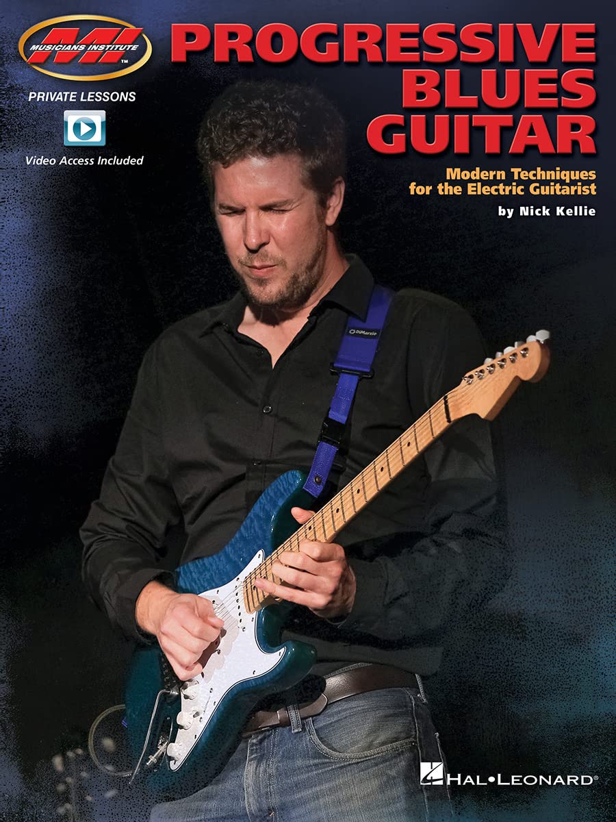 Progressive Blues Guitar. Book and Video-Online: Modern Techniques for the Electric Guitarist (Private Lessons)