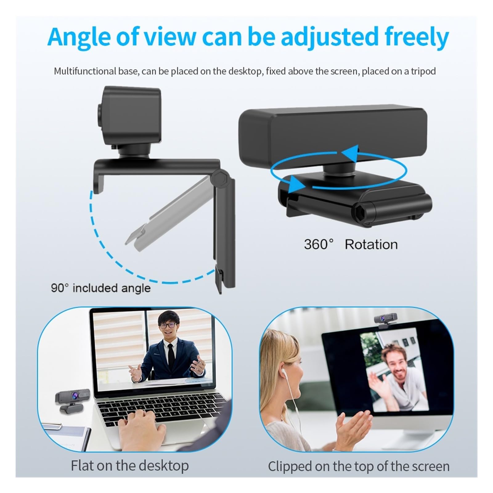 Kamera internetowa HD USB Kamera internetowa z autofokusem 1080p z mikrofonem Kamera AF z autofokusem do nauczania online na żywo w komputerze Praca biurowa