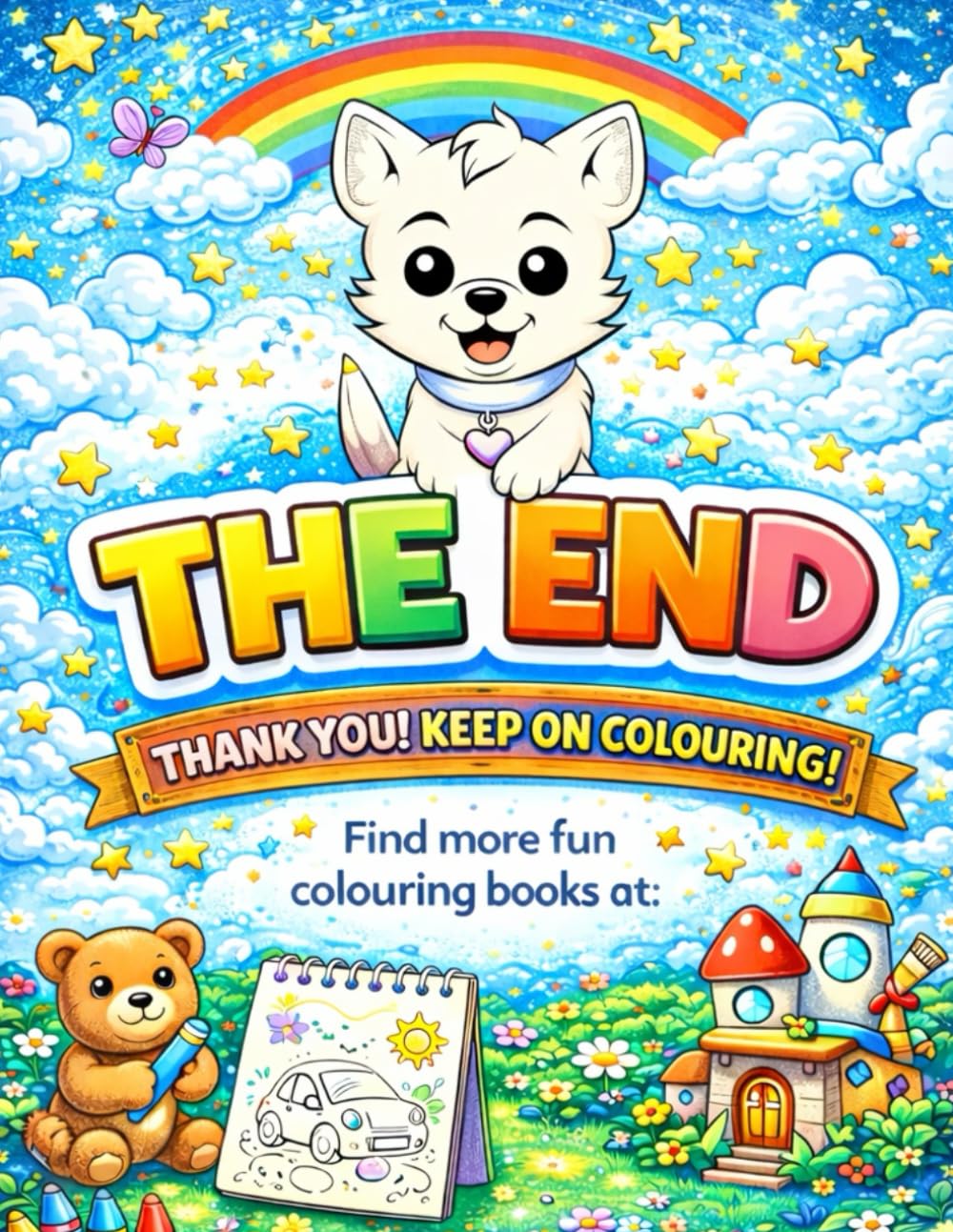 Cute Dogs Kids Colouring Book (Kids Drawing Book Series)