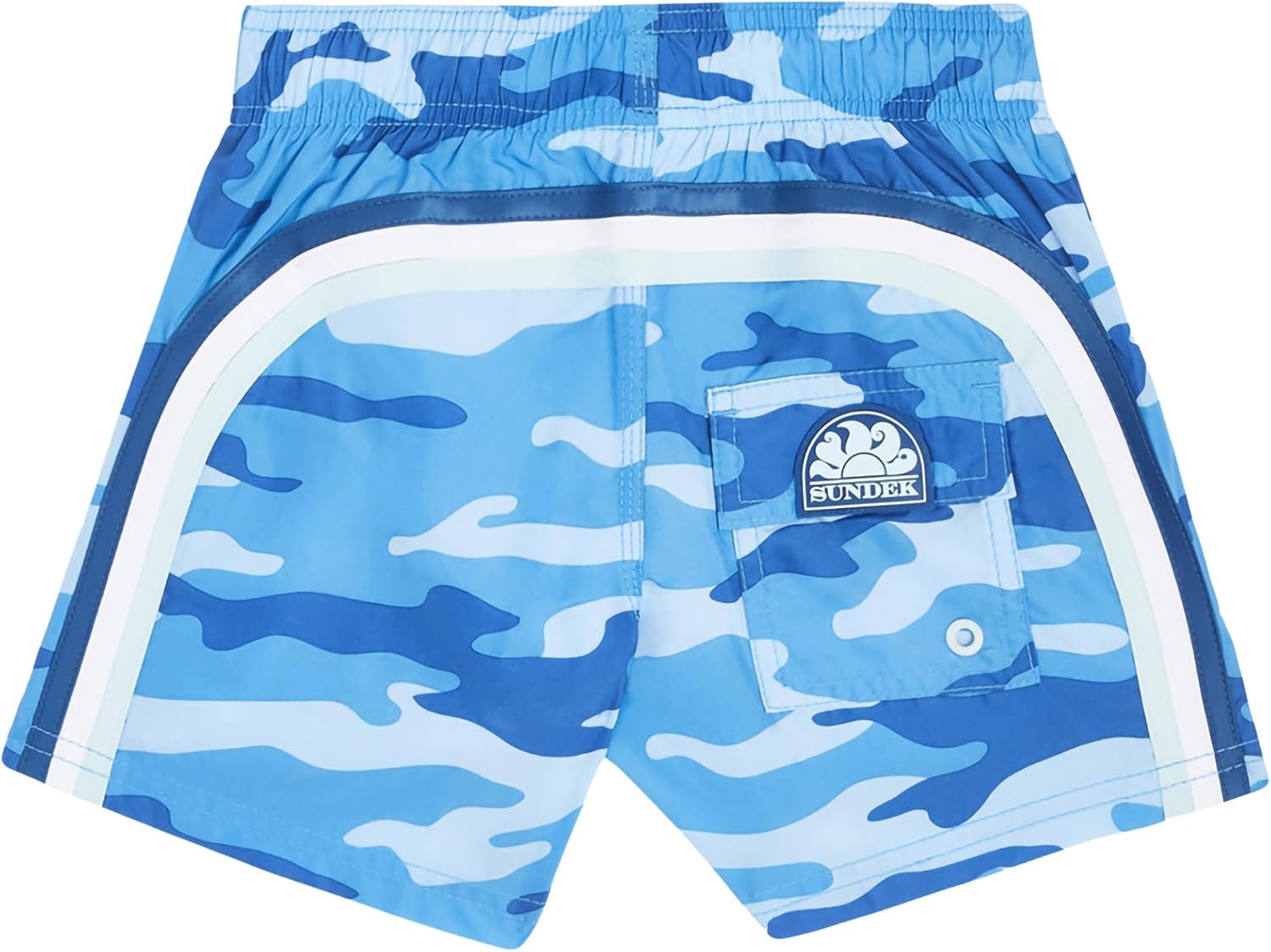 Boys Elastic Waist Boardshort, Swim Trunks Sized by Age