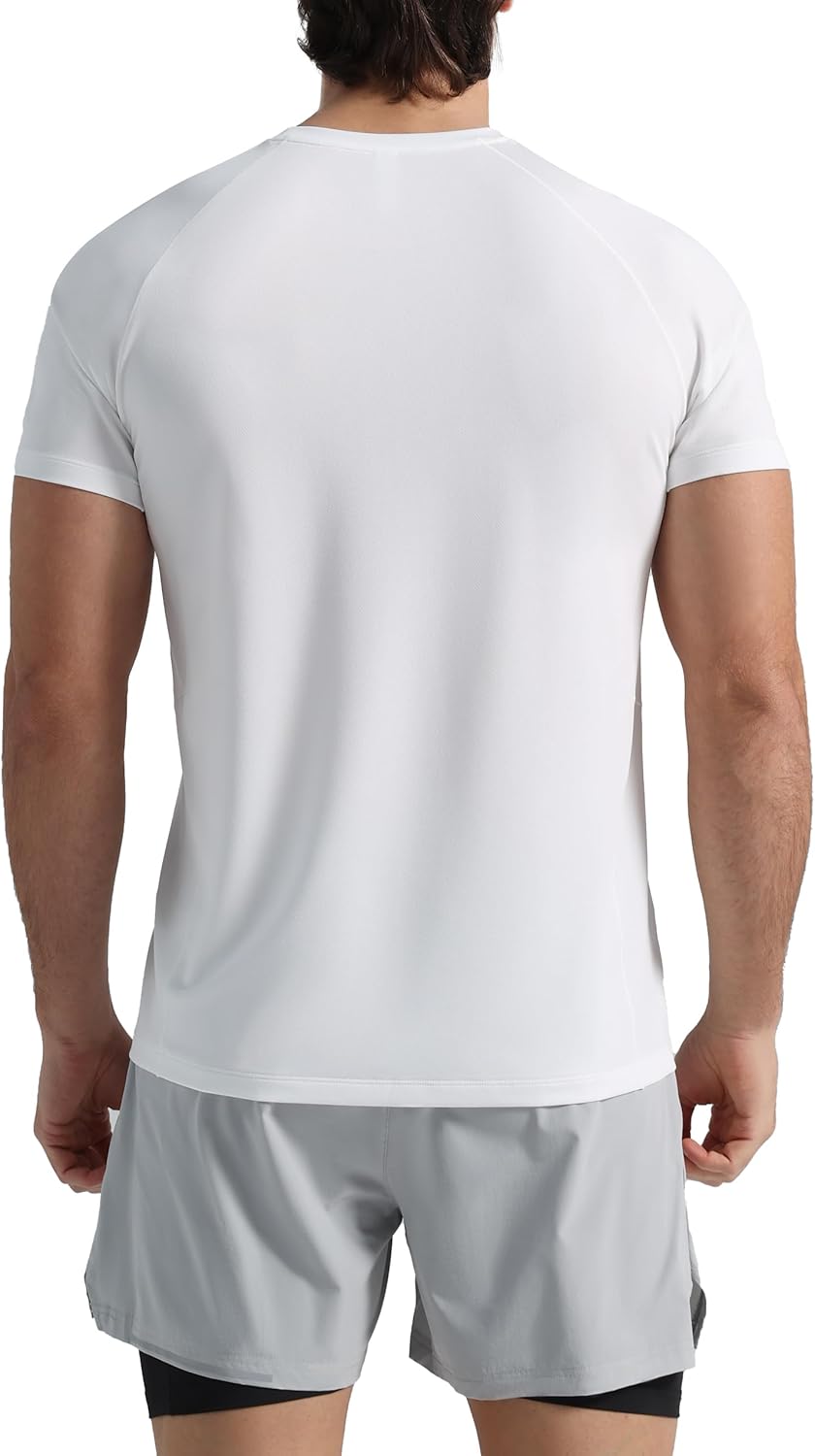 Pioneer Camp Mens Moisture Wicking Running Workout Shirt Performance Athletic T-Shirts UPF 50+ Short Sleeve Active Gym Tops - Image 2