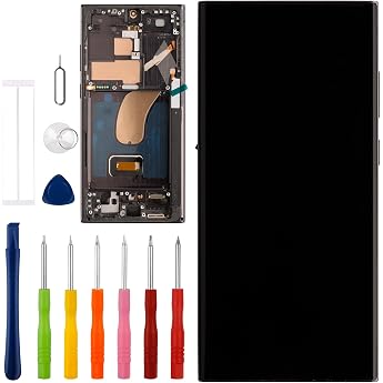 Vvsialeek Replacement OLED Display Compatible with Galaxy S23 Ultra [6.8 "] SM-S918B, SM-S918B/DS, SM-S918U, SM-S918U1 LCD To