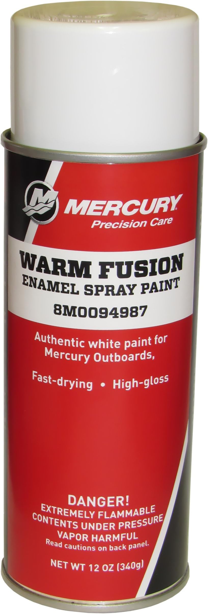 MERCURY OEM Warm Fusion White Spray Paint for Verado Outboards 92-8M0094987