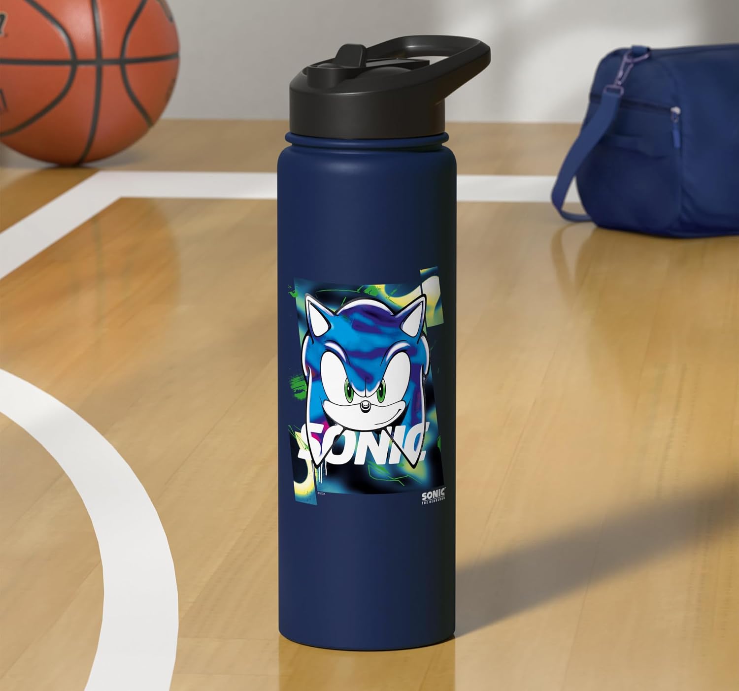 Sonic the Hedgehog - Spray Sonic Stainless Steel Insulated Water Bottle