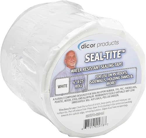 Miniatura 15 de Dicor 533RM-12 Parche de techo EPDM – 12 pulgadas x 25 pies – Solución fácil y eficaz para fugas en el techo de RV y autocaravana