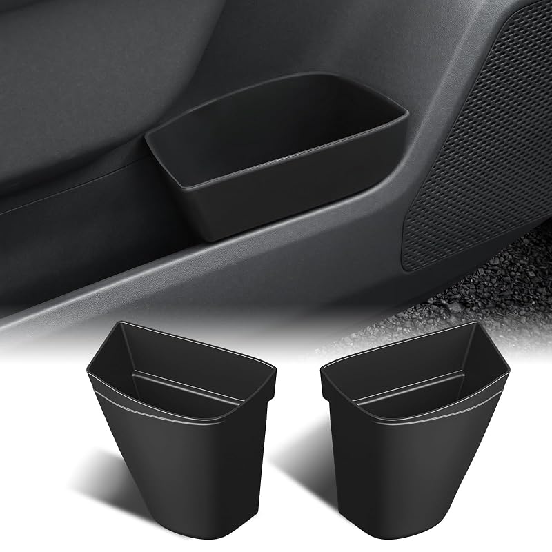 Lixeiras Laterais para Porta Dianteira Toyota RAV4 2026 ELECFRESH em Silicone, Kit com 2 Peças
