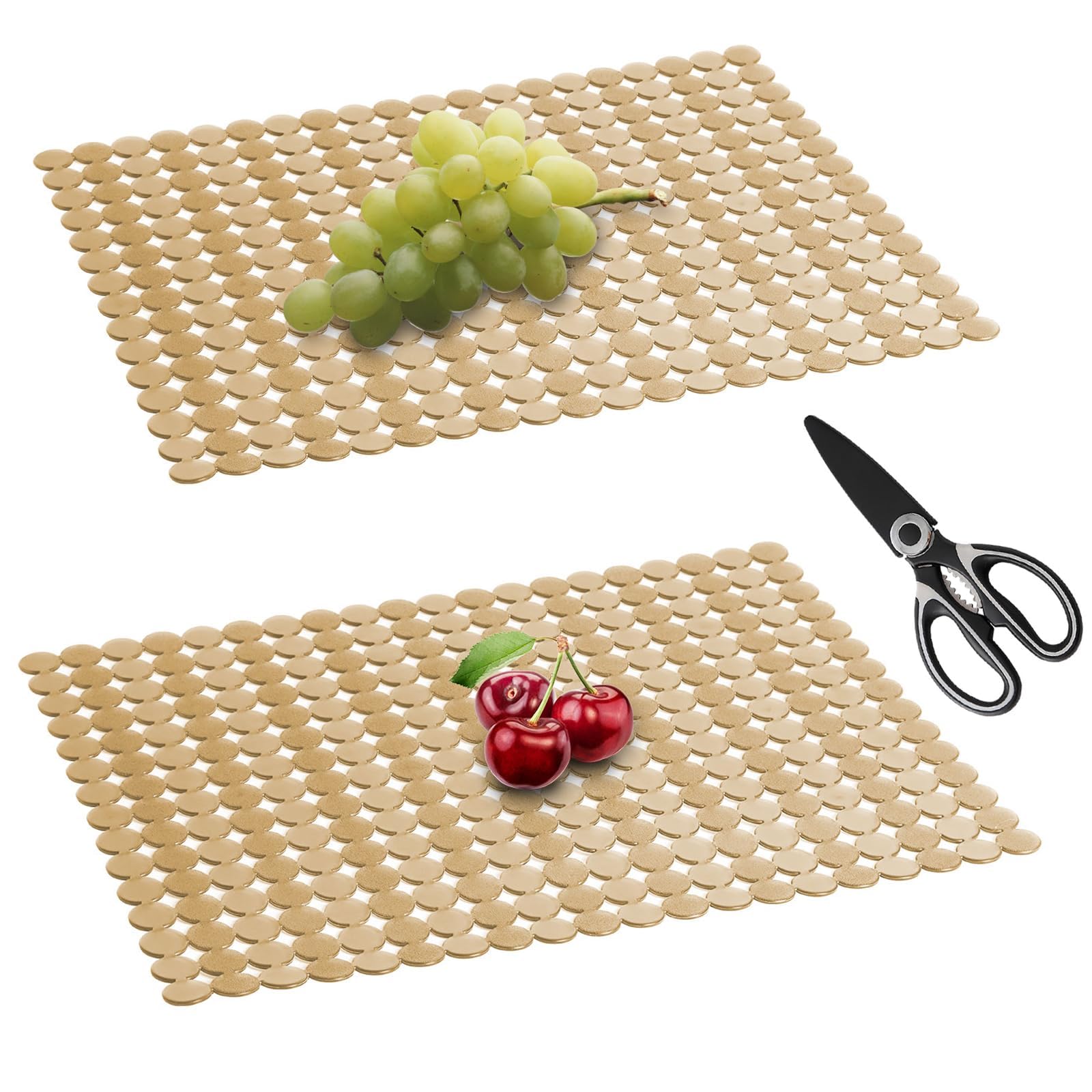 Tapis d'évier de cuisine à drainage rapide et découpe facile