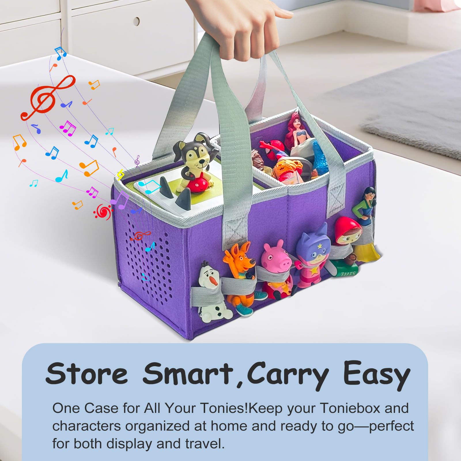 Amazon.com: UGQIN Tonie Shelf for Toniebox, Cute Bear Tonie Shelf