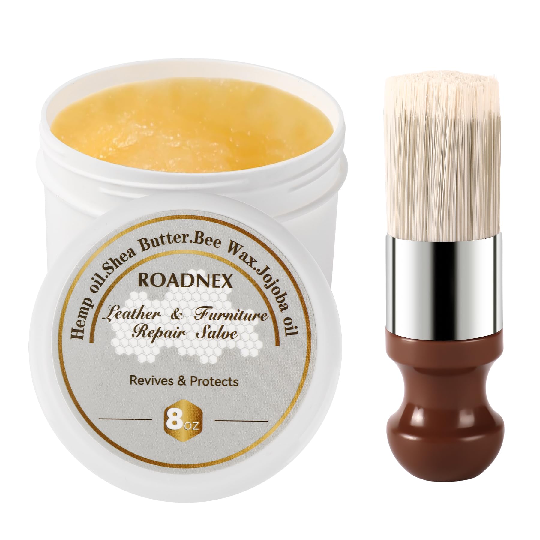 Photo 1 of ROADNEX Leather Repair Salve & Brush Set