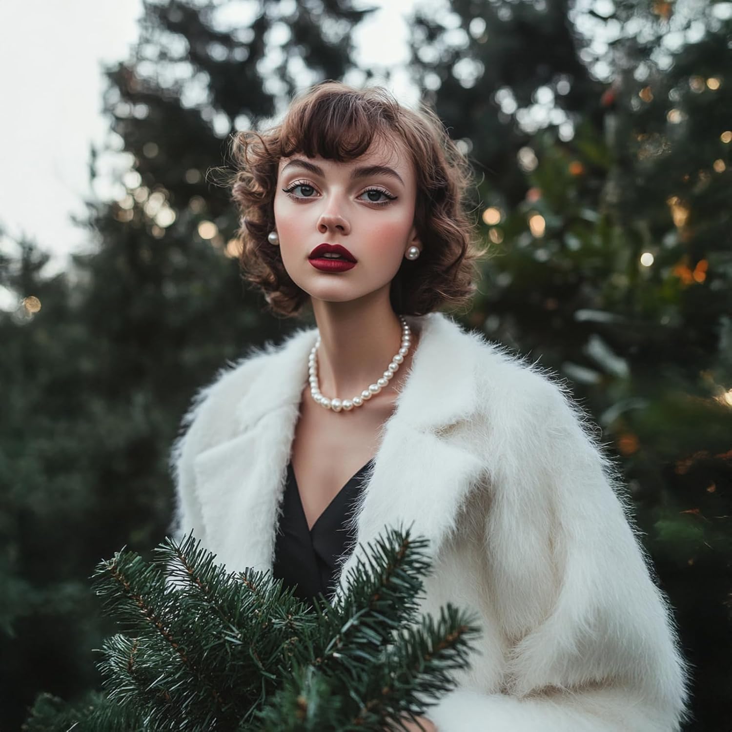 YAMI 11-12mm Natural White Freshwater Cultured Pearl Necklace for Women, 18/20/22/24Inch Length Genuine Real Pearl Strand Necklace with 925 Sterling Silver Pea Clasp, Jewelry Gifts...