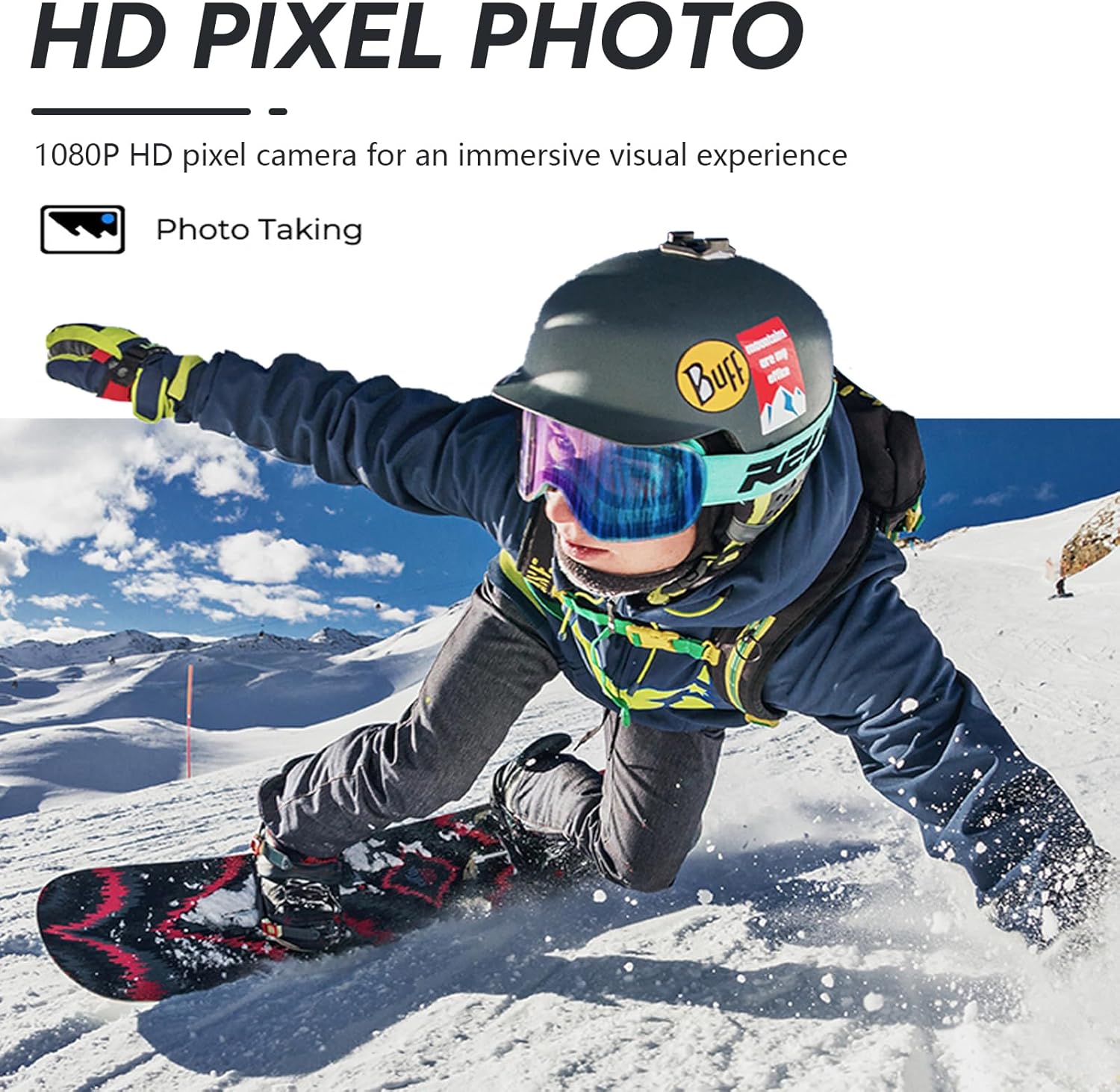 1080P Body Camera, 64GB Wearable Mini Camera with Magnetic Clip, Hands Free Action Cam for Sports, Cycling, Pet, Travel, Home Security, Audio Video Recorder - Image 4