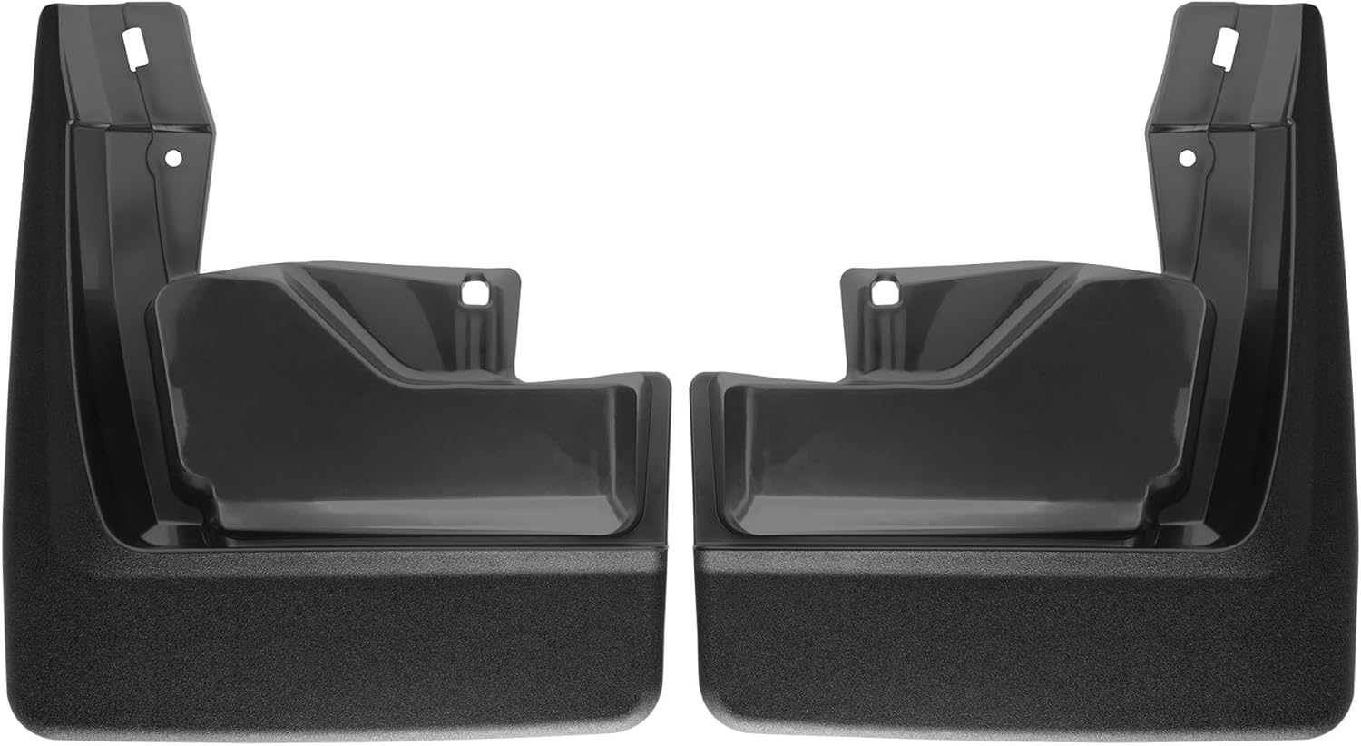 WeatherTech Custom No Drill Splash Guard MudFlaps for GMC Sierra 1500 Limited, Sierra 1500 - Front Pair (110119), Black