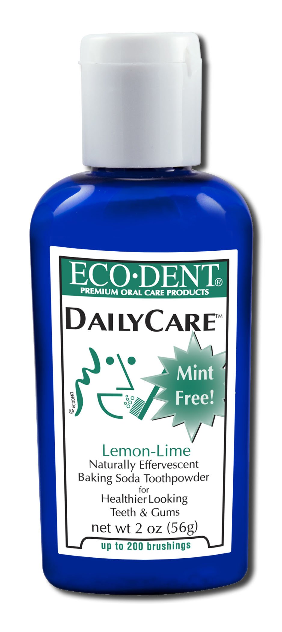 ECO-DENT Daily Care Lemon Lime 2 Ounce Pwdr