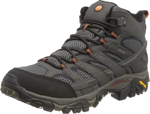 Merrell Botas de senderismo Moab 2 Mid Gtx para hombre, Gris Beluga, 8 US :  Amazon.com.mx: Ropa, Zapatos y Accesorios