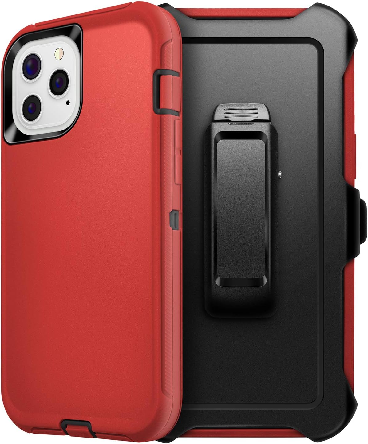 Grneric MFcase Compatible with iPhone 12 Pro Max Belt-Clip Holster Case (2020) 6.7 Inch, Drop Protection Rugged Heavy Duty Case,Shockproof/Drop/Dust Proof 4-Layer Tough Durable Cover