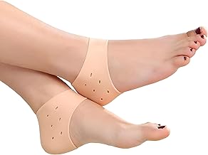 دعامة كعب سيليكون متطورة لتقليل الانزعاج الناتج عن نتوءات العظام والكعب المتشقق للاستخدام طوال اليوم من سولي ريليف