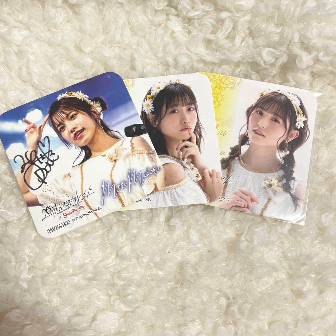 26時のマスカレイド 森みはる来栖りん吉井美優 サイン付きコースター 