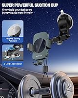 Vista 5 de Cargador inalámbrico para automóvil, soporte de teléfono de carga rápida BothLin 3 en 1, soporte de teléfono con sujeción automática, accesorios