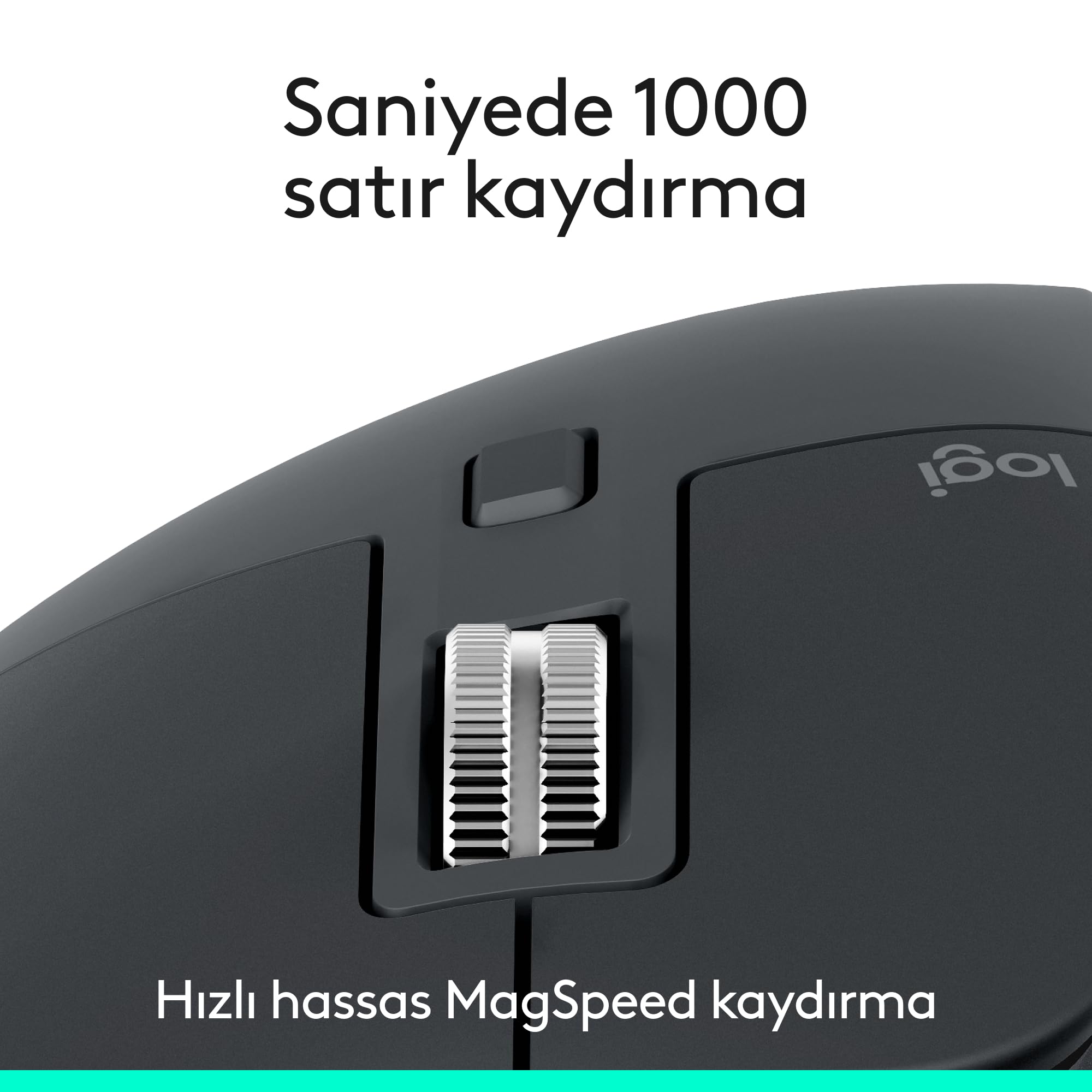Logitech MX Master 3S Bluetooth Edition Performans Kablosuz Mouse