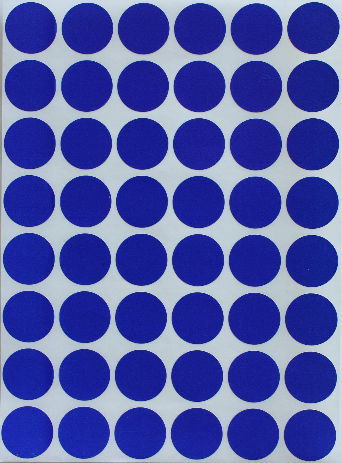 Royal Green Color-Coding Labels Dot Sticker 11/16" Inch Colored Labels for Inventory for Office & Home (17mm), 4800-Pack (Blue)