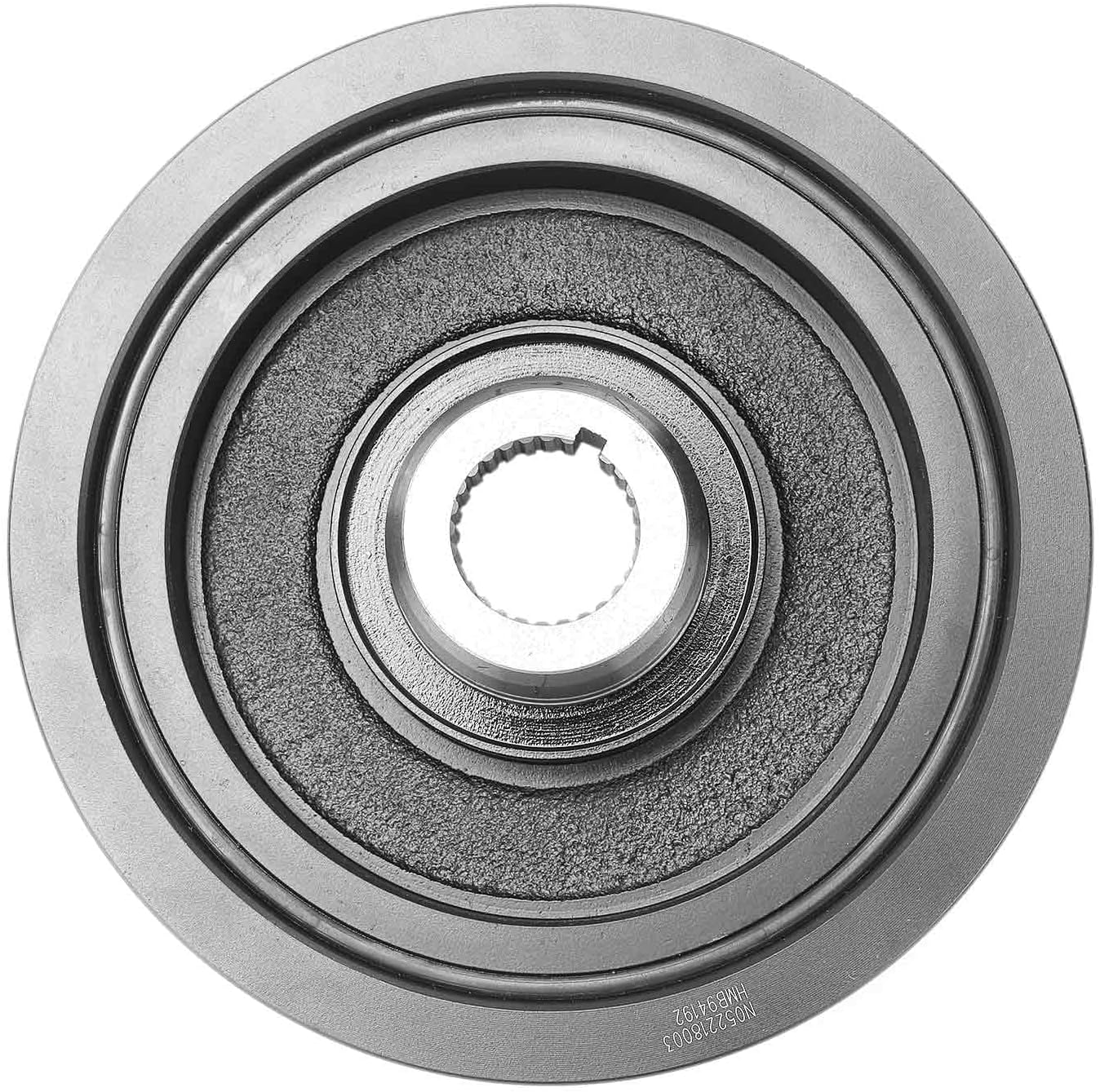 A-Premium Engine Harmonic Balancer Crankshaft Pulley Compatible with Honda Civic 2001 2002 2003 2004 2005 SOHC L4 1.7L, Replace# 13810PLMA01, 90704634000